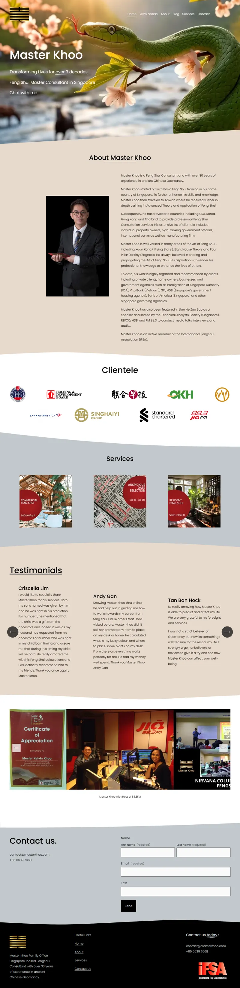 Master Khoo Fengshui Consultancy - SG Fengshui Master 网页长截图