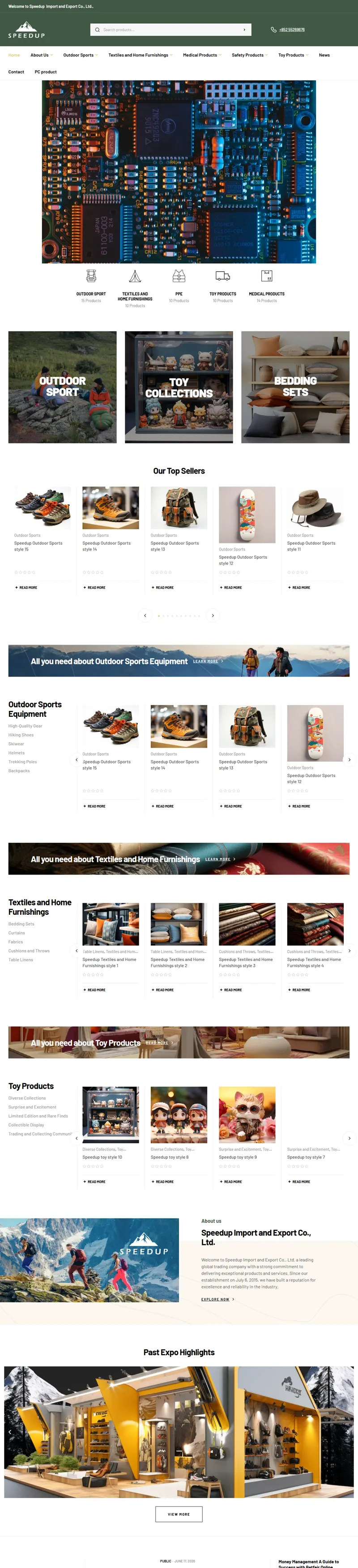 Speedup Import & Export.Co.,Limited. 网页长截图
